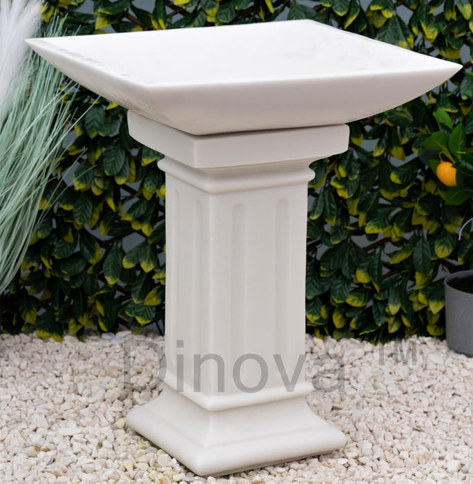 Dinova Square Birdbath