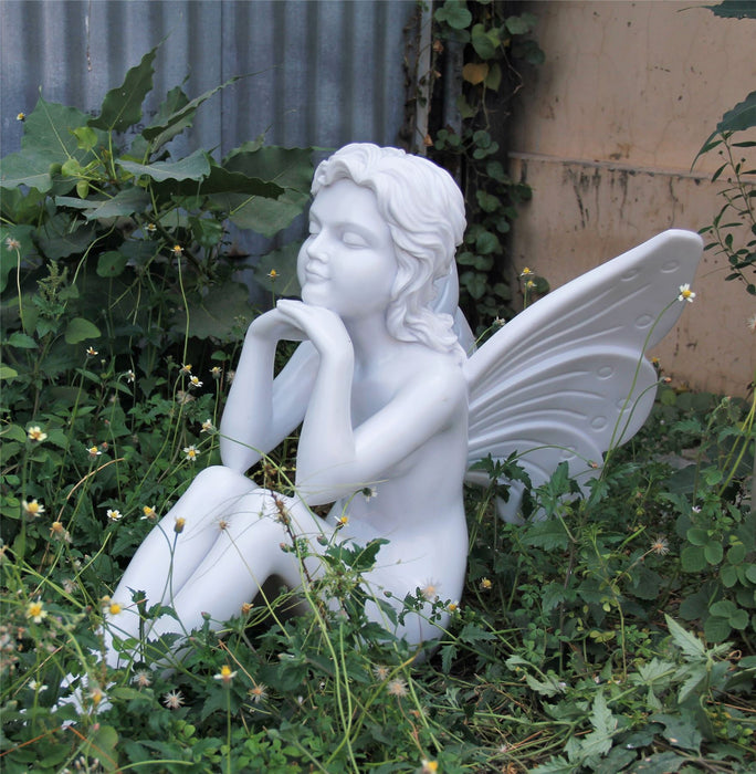 Dinova Pixie White Statue