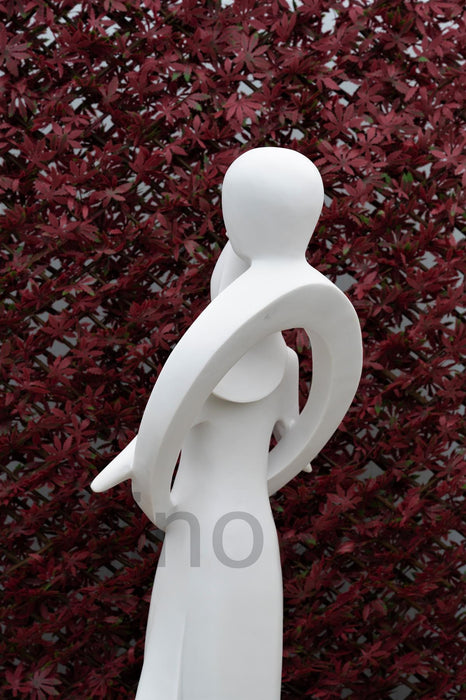 Dinova Treasured Embrace White Statue