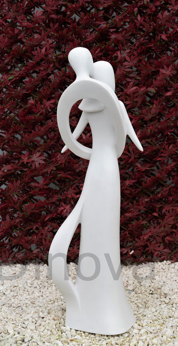 Dinova Treasured Embrace White Statue