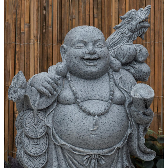 Dinova Wealthy Standing Buddha Statue
