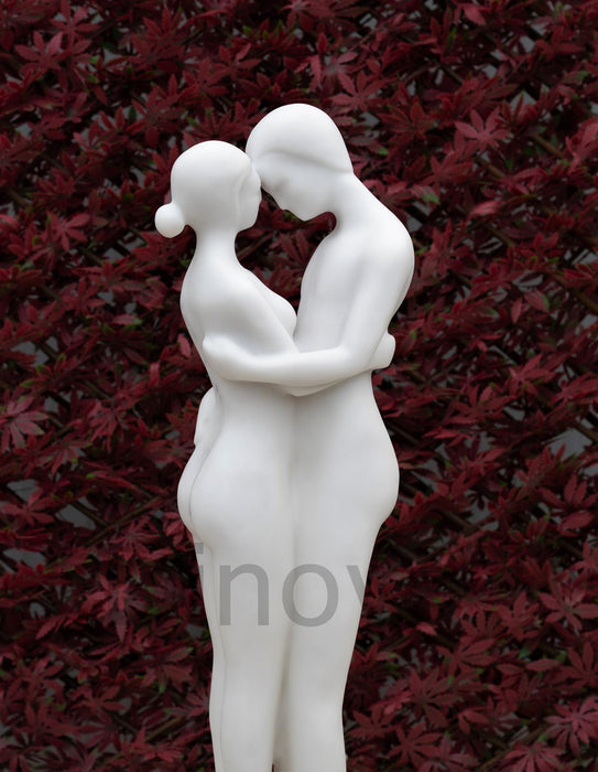 Dinova Endearing Couple White Statue