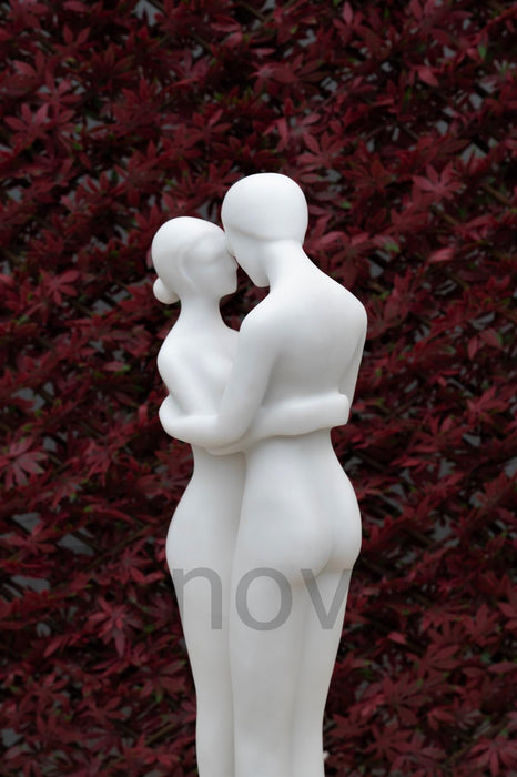 Dinova Endearing Couple White Statue