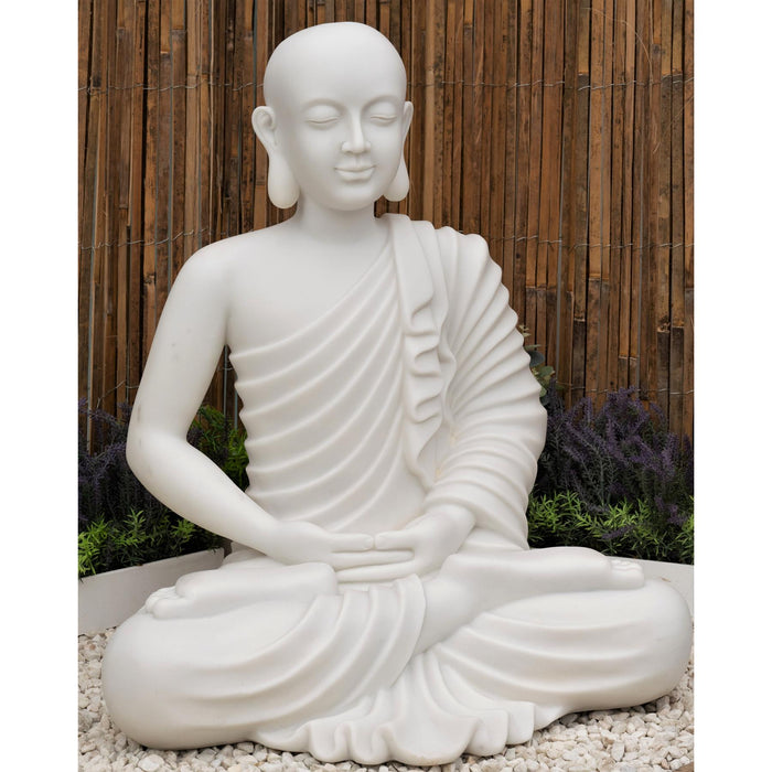 Dinova Monk White Statue