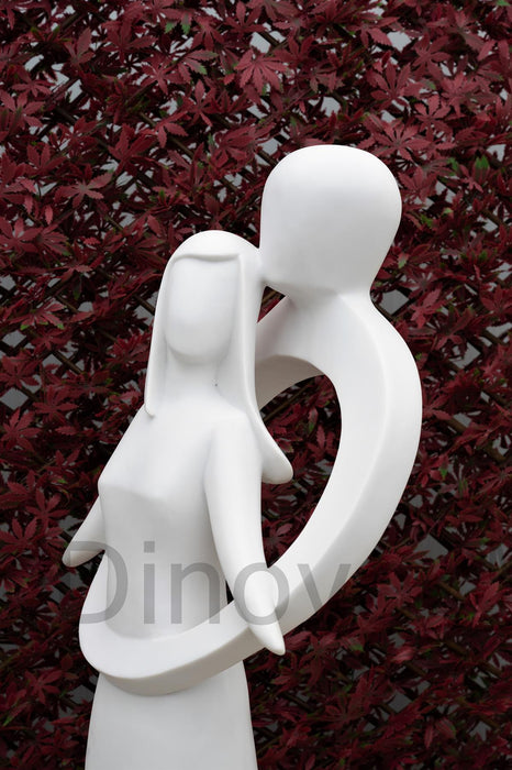 Dinova Treasured Embrace White Statue