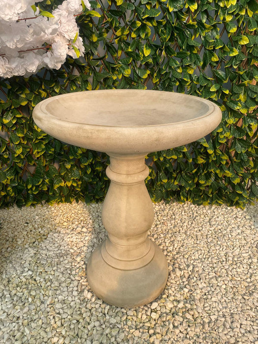 Melmar Stone Vintage Birdbath