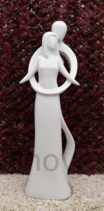Dinova Treasured Embrace White Statue