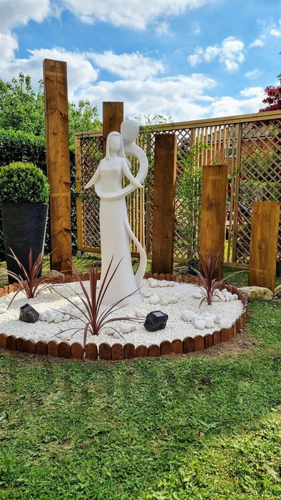 Dinova Treasured Embrace White Statue
