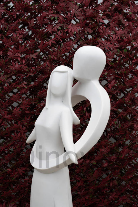 Dinova Treasured Embrace White Statue