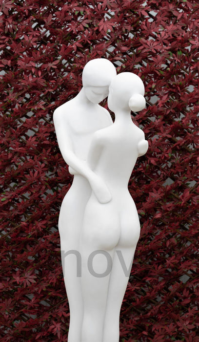 Dinova Endearing Couple White Statue