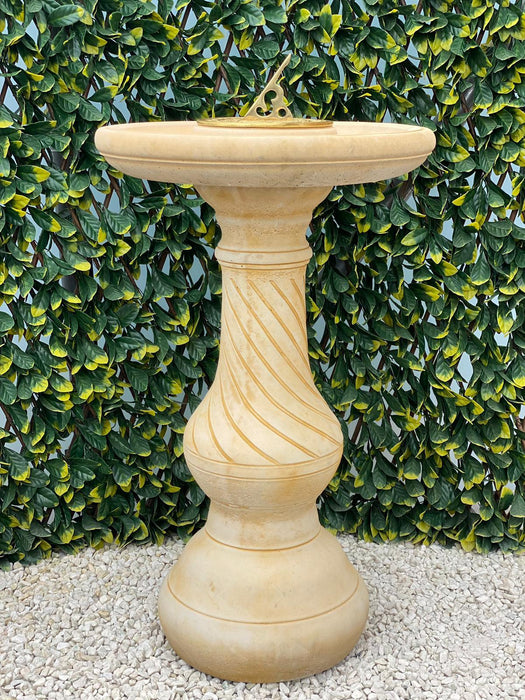 Melmar Stone Georgian Sundial & Birdbath