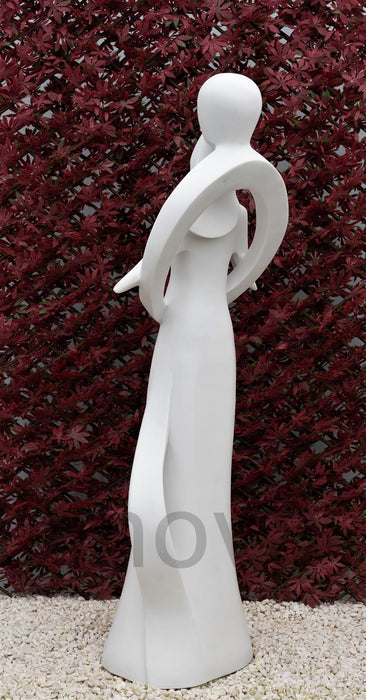 Dinova Treasured Embrace White Statue