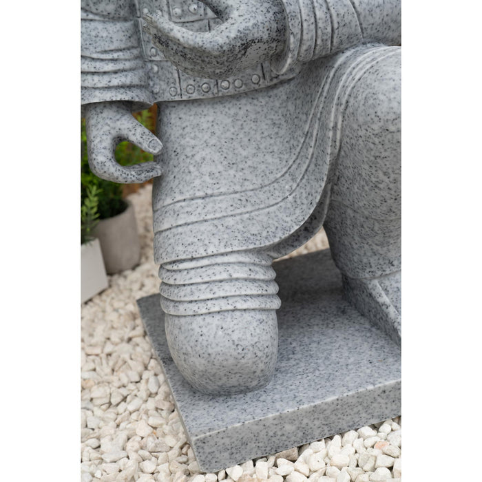 Dinova Oriental Kneeling Warrior Statue