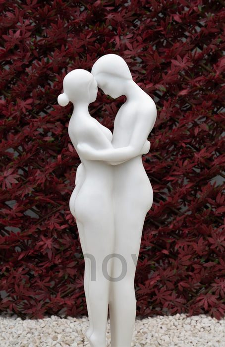 Dinova Endearing Couple White Statue