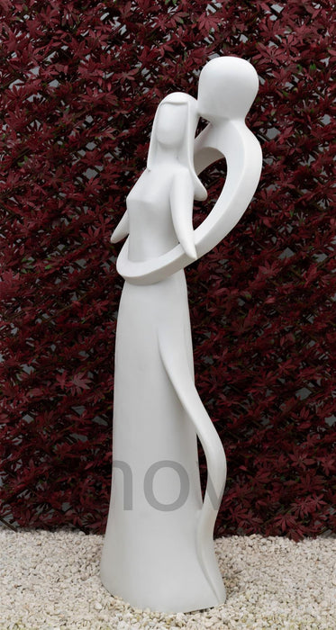 Dinova Treasured Embrace White Statue
