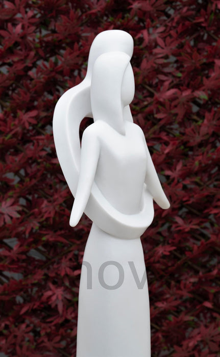 Dinova Treasured Embrace White Statue