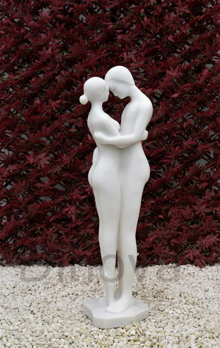 Dinova Endearing Couple White Statue